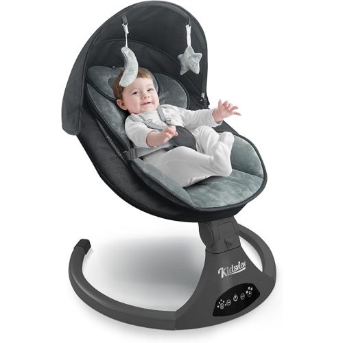 Baby Swings for Infants | Electric Bouncer for Babies,Portable Baby Swing for Newborns,5 Speeds,3 Seat Positions