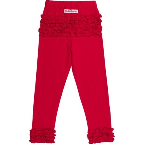 Baby Girls Ruffle Leggings with Signature Rear Ruffles, 6-12M