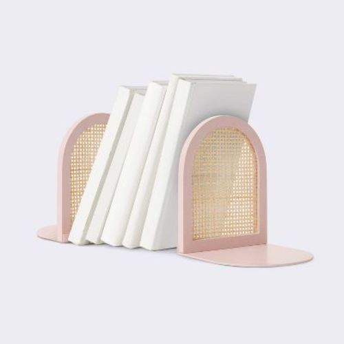 Arched Woven Bookends - Heirloom Pink - Cloud Island™