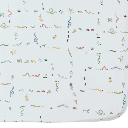 Crawling Critters Crib Sheet