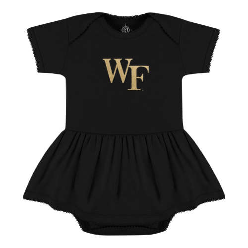 Wake Forest Demon Deacons Picot Bodysuit Dress | College Baby