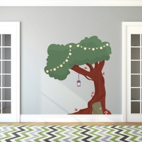 Enchanted Tree Printed Wall Decal