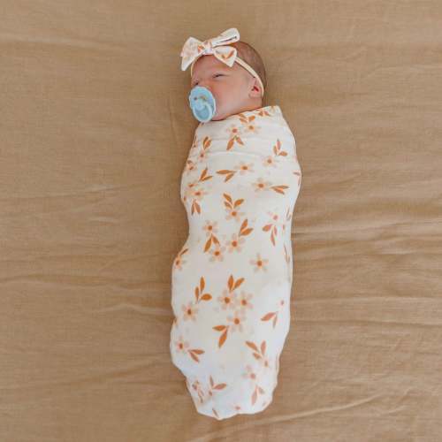 Knit Swaddle Blanket - Rue