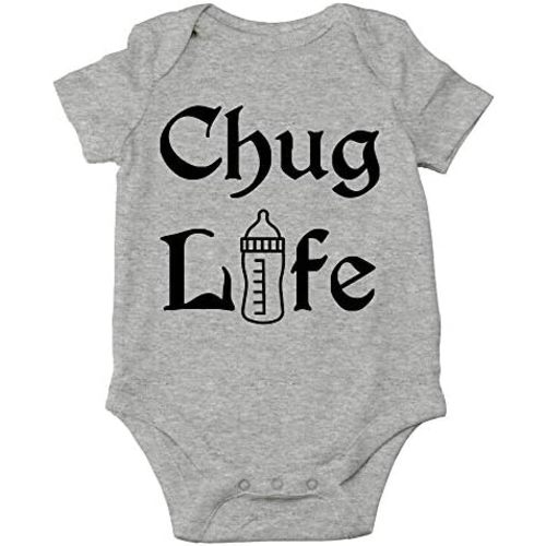 CBTwear Chug Life - Baby Clothes - Funny Newborn Bodysuit Outfits for Infants