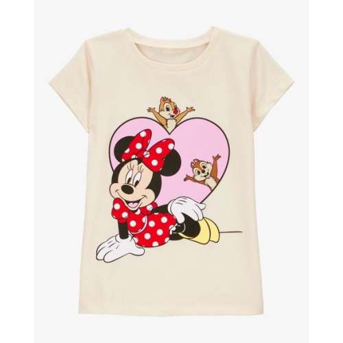 Toddler Girl Disney© Minnie Mouse Short-Sleeve Graphic Tee - Ivory | Carter's