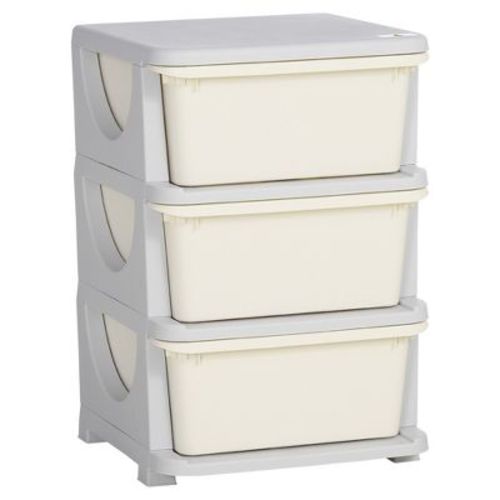 Qaba Kids Storage Unit Dresser Tower with Drawers Chest Toy Organizer for Bedroom Nursery Kindergarten Living Room for Boys Girls