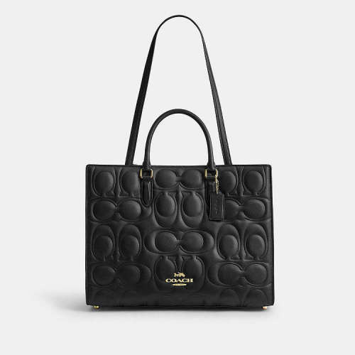 Maggie Tote Bag In Signature Leather