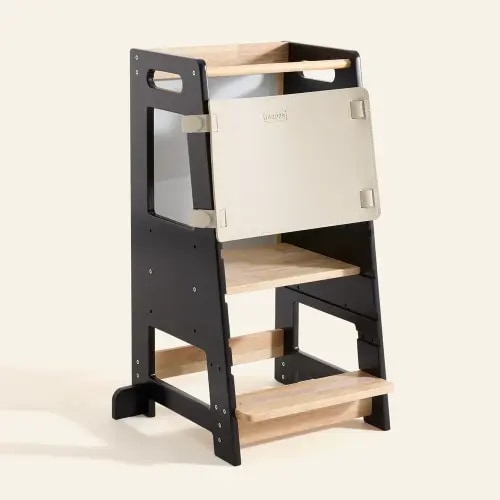 Harppa Nordo FSC Safe & Stable Montessori Toddler Kitchen Wooden Tower | Counter Helper for Cooking & Learning, Gift for 2 Year Old