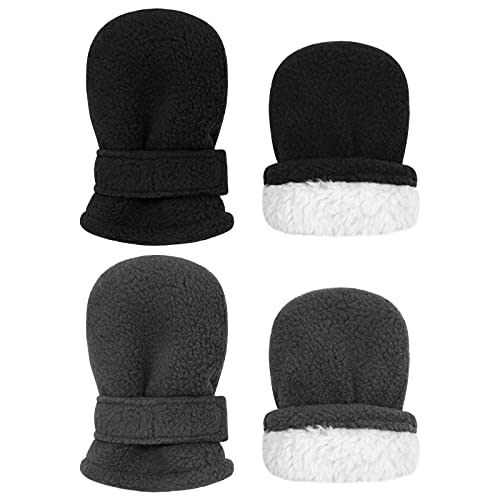 Sarfel Baby Mittens Toddler Gloves Kids Winter Gloves Baby Girl Boy Winter Mittens Infant Mittens 2 Pair Pack