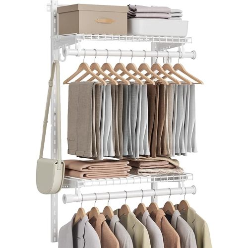 Closet System, 2-4 ft, Adjustable