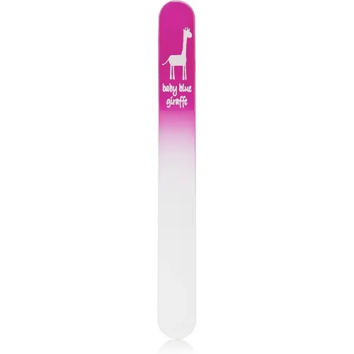 Baby Nail File, Safe Alternative for Nail Clippers, Must-Have Baby Essentials, Ideal Gift for Any Occasion Including Baby Shower, Pink - Baby Blue Giraffe