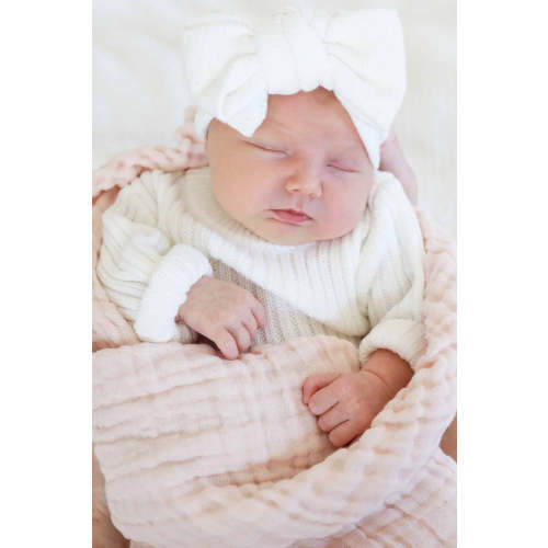 Organic Cotton Gauze Swaddle Blanket | Caden Lane