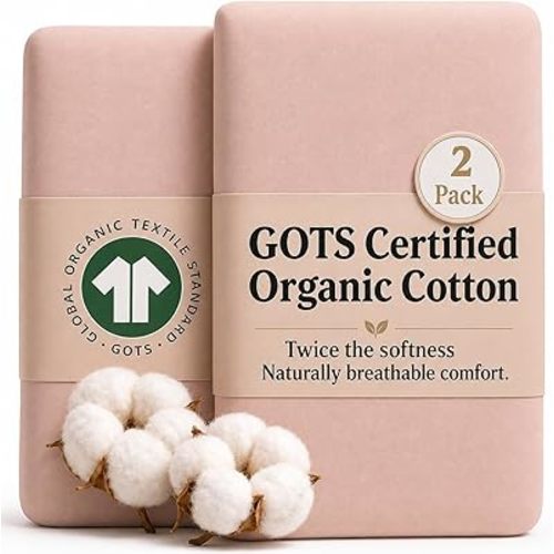GOTS Organic Bedside Bassinet Sheets 33x20 and 35x19 for Baby Delight, Ronbei, Koola Baby Bond. Premium Weight Luxury Turkish Cotton - Rectangle Bassinet Sheets