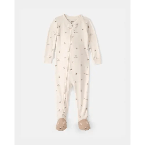 Baby Easter Bunny 100% Cotton Snug Fit 1-Piece Pajama - Cream | Carter's