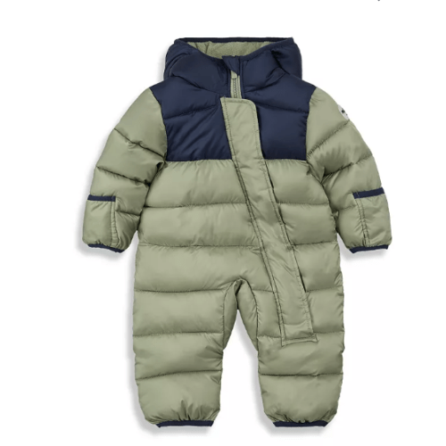 Boys' Color Blocked Puffer Snowsuit - Baby