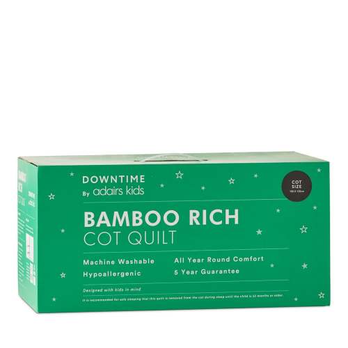 Downtime - Kids Bamboo Rich Cot Quilt | Adairs