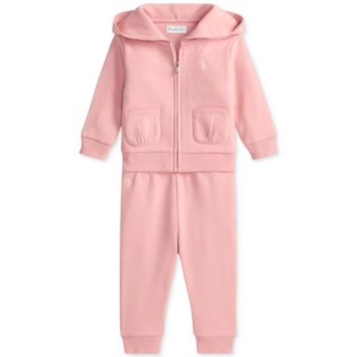 Baby Girls Fleece Hoodie & Pant Set
