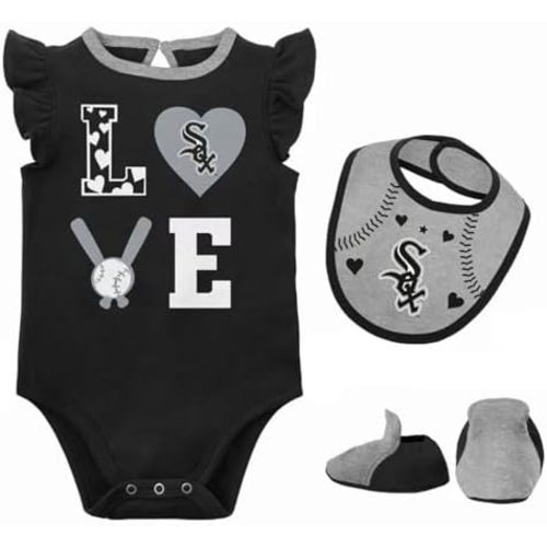 VF Chicago White Sox Baseball Infant Baby One Piece Bodysuit Creeper - Black