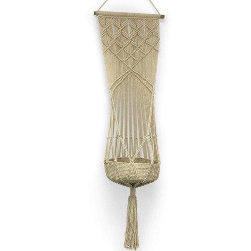 Macrame Toy Hanging Basket | 100% Organic - Finn + Emma