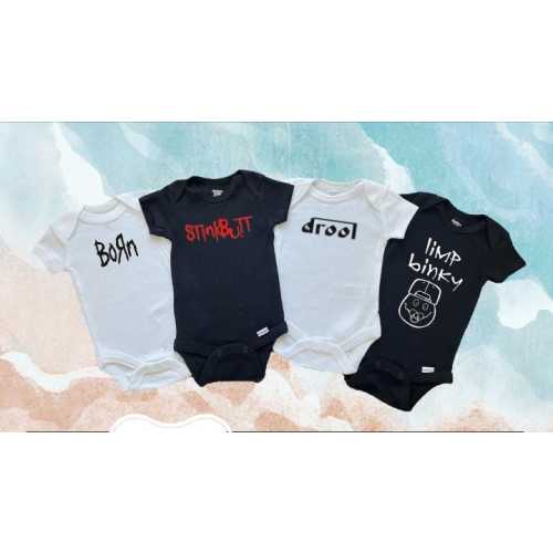 Rock N Roll, Nu Metal, 90s Rock, Baby Bodysuit - Infant Girl or Boy