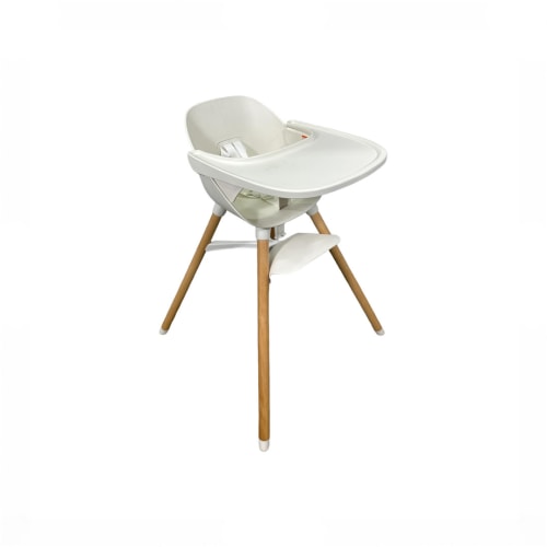 Lalo The Chair, Coconut, Natural Wood