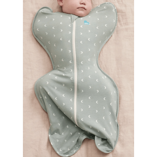 Swaddle Up™ 1.0 TOG Cotton Olive Moon