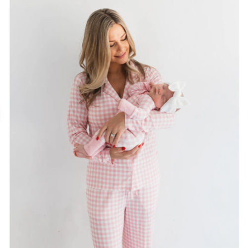 Blush Gingham Women's Set – In My Jammers