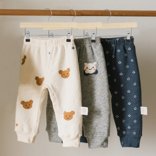 BP4U Kids Wooden Pants Hangers for Clothes, Toddler & Baby Solid Wood Skirts Hangers with Adjustable Clips for Children's Trousers, Shorts, Slacks, Jeans, Socks, Towels | Wayfair