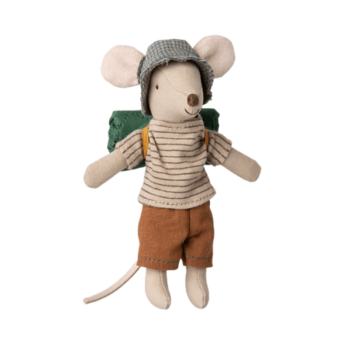 Hiker Mouse, Big Brother, Thin Stripes - Maileg - Maileg USA