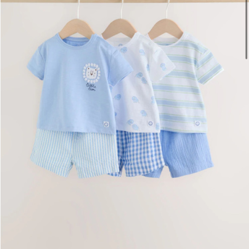 Buy Blue Lion Tops and Shorts Baby Set 6 Piece (0mths-3yrs) from Next Australia