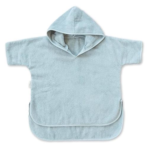 Natemia Hooded Towel Poncho – 100% Organic Cotton - Kids & Toddler Beach Towel with Hood - GOTS Certified - Gentle on Sensitive Skin - Cozy Swim & Bath Towel for Boys, Girls - Perfect Registry Gift