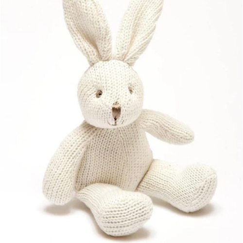 Knitted Bunny Rattle