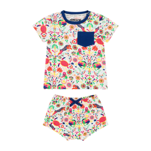 Suave Baby Tee and Bloomer Shorts Set, 3-6M