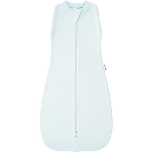 Tiny Twinkle Baby Sleep Sack 0-3 Months 1.0 TOG, Cotton & Elastane Wearable Blanket, Swaddle Transition Micro-Fleece, Machine Washable (Ice Blue)