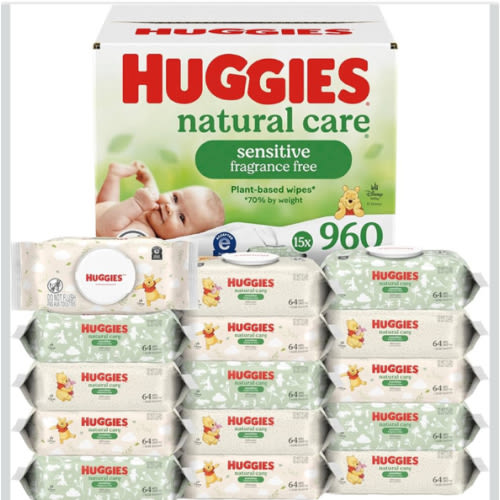 Huggies natural care wipes