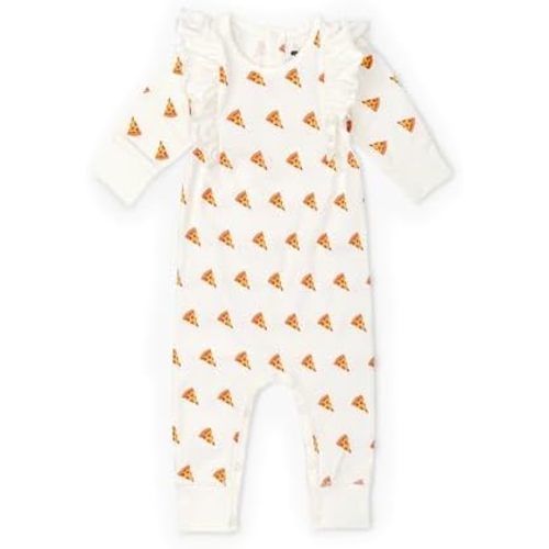 MONICA + ANDY Baby Organic Double Ruffle Romper