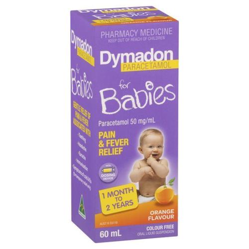 Dymadon for Babies Orange 1 month - 2 years 60mL