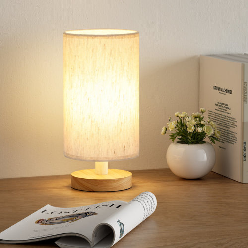 9'' Cute Small Bedside Lamp with Inline Rocker Switch | Wayfair