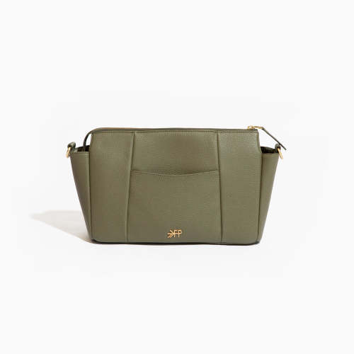 Sage Green Classic Stroller Caddy | Baby Stroller Organizer – Freshly Picked