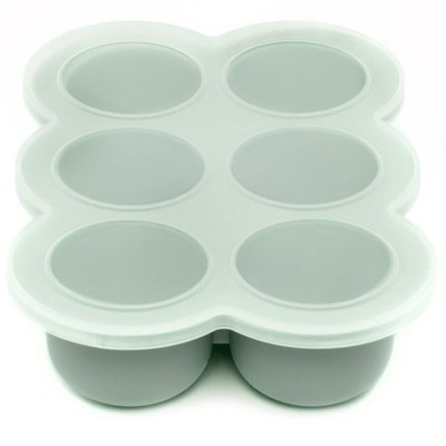 WeeSprout Silicone Baby Food Freezer Tray with Clip-on Lid