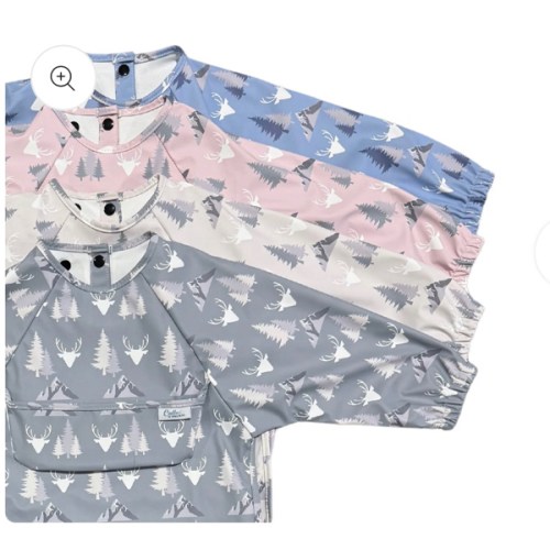 The Grayson Long Sleeve Bib - Mountains – Calla and Friends