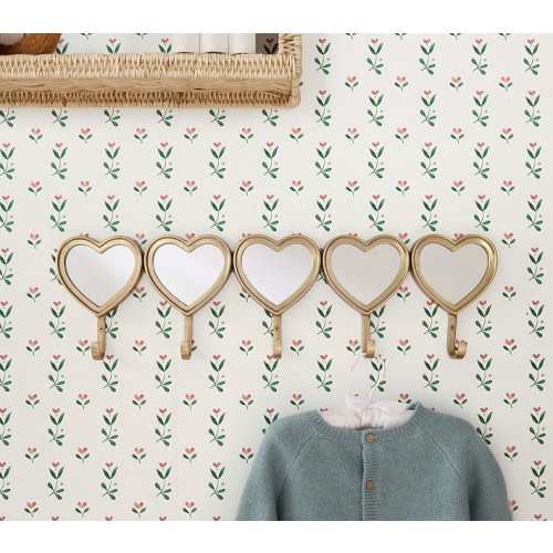 Heart Mirror Hook Rack (24")