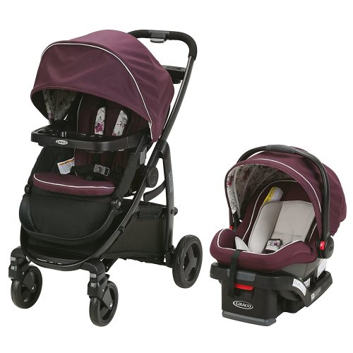 Modes Travel System | Includes Modes Stroller and SnugRide SnugLock 35 Infant Car Seat, Nanette