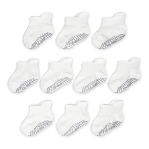 Fruit of the Loom Cotton Grip Socks for Baby and Toddler