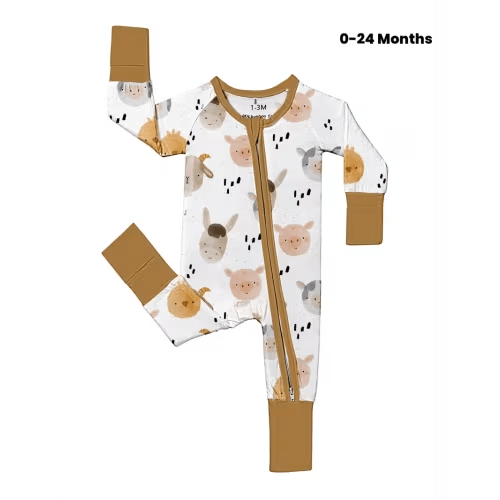 baby onesie bamboo fiber fabric baby boy girl gift animal - Temu