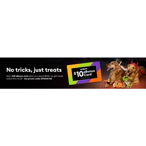 PetSmart | Plastic Gift Card | Choose Design