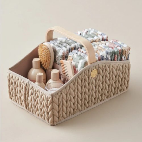 HAPP Brand Diaper Caddy - Beige