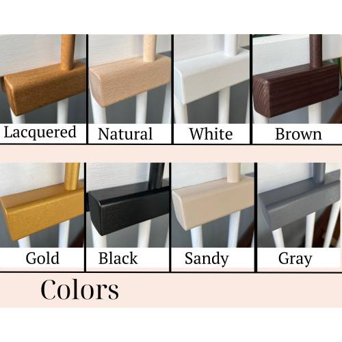 Baby mobile arm, Wooden baby mobile holder, Crib baby mobile attachment, Nursery mobile stand