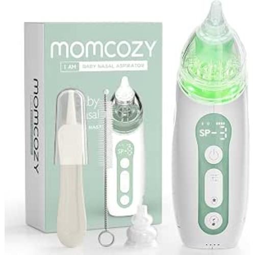 Momcozy Electric Nasal Aspirator for Baby, 3 Levels, Light and Music