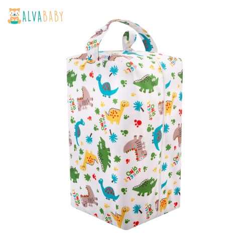 ALVABABY Diaper Pod with Double TPU layers -Dinosaur (LP-H147A)